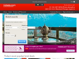 Hotels.com screenshot