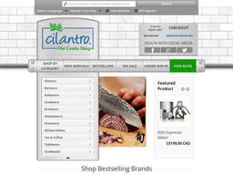 Cilantro, The Cooks Shop screenshot