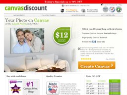 CanvasDiscount.com screenshot