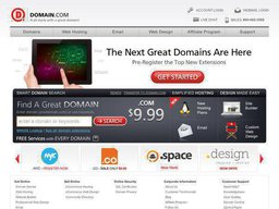 Domain.com screenshot