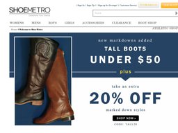 Shoe Metro Coupons - 0 Hot Deals May 2020