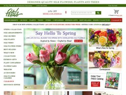 Silkflowers.com screenshot