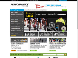 Performance Bicycle screenshot